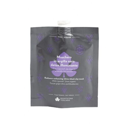 104 MASCHERA ARGILLA NERA ILLUMINANTE