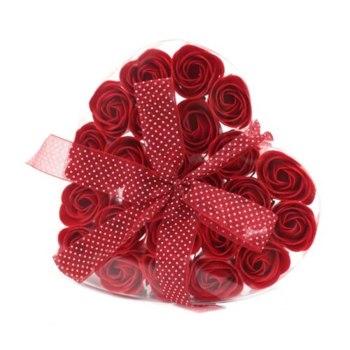 SET 24 ROSE DI SAPONE ROSSE