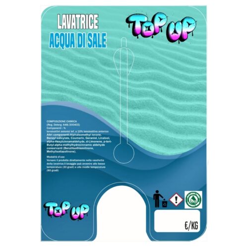 DETERSIVO LAVATRICE ACQUA DI SALE