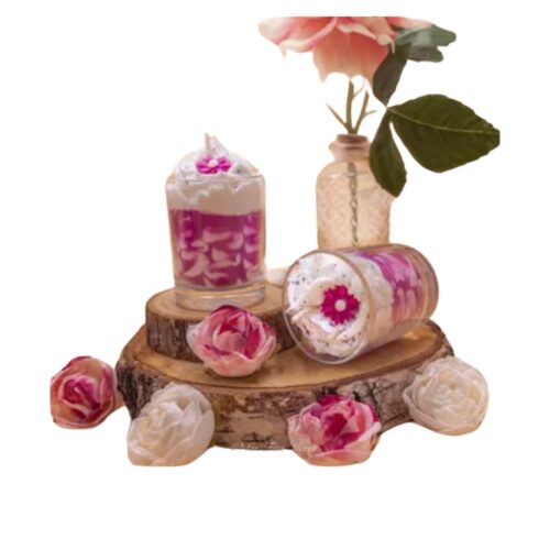 13 CANDELA MINI AI FIORI DI COTONE